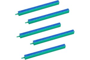 DeKago Aquarium Air Stone 10 Inch Long Air Stone Bar Kit with Square Oxygen Diffuser Bubble Release Mineral Airstones for Fish Tank Pumps DWC Bucket Reservoir Pond