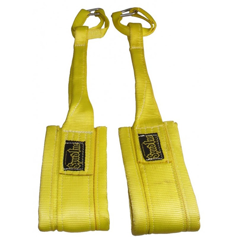 Spud Inc Heavy Duty Hanging Abdominal Straps 1 Pair Ab Strap (YELLOW)