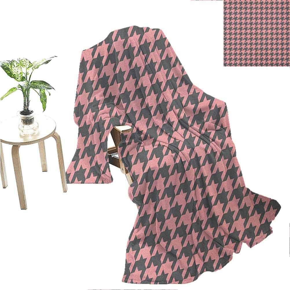 Mademai Pale Pink Beige Blanket Traditional Scottish Plaid ...