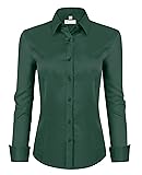 siliteelon Womens Dress Shirts Long Sleeve Button