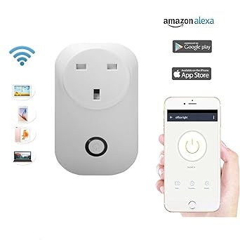 WiFi inteligente toma de enchufe, control remoto inalámbrico ...