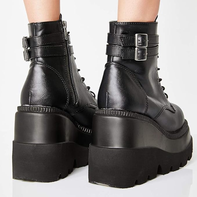Motorcycle Womens Chunky Fashion Waterproof