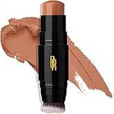 Black Radiance Color Perfect Foundation Stick with Soft Brush Applicator Duo – Buildable, Blendable Versatile Pigment-Rich Formula - Brownie