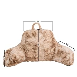 Holawakaka Shags Bed Rest Pillow with Arms, Tie Dye