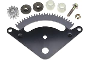TUELETFU Steering Sector Pinion Gear Plate Repair Kit for John Deere L105 L108 L110 L111 L118 L120 L130 G110 Lawn Mower Tractors Replaces GX20052BLE GX20053 GX20054 GX21994