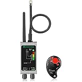 JMDHKK M8000 Hidden Camera Detector, Bug Detector,Camera Finder, Signal Detector for Hotels, Travels, Vehicles, Offices, Public Fitting Rooms (Silver)