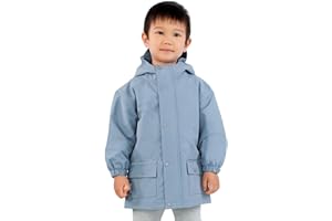 JAN & JUL Waterproof Fleece Lined Rain Jacket, Raincoat for Kids