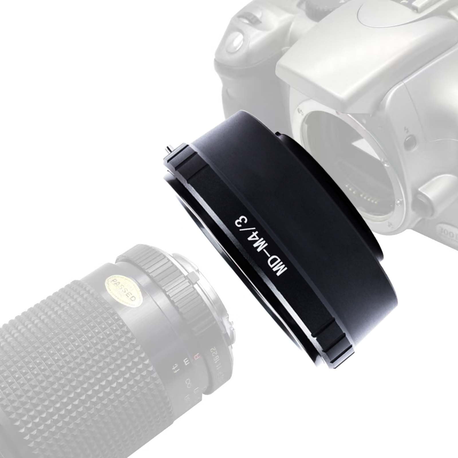 MD to M4/3 Adapter Compatible with Minolta MD MC Lens to Micro Four Thirds 4/3 Camera &,for Panasonic LUMIX GX8 G7 GF7 GH4 GM1 GX7 GF6
