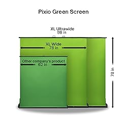 [ULTRAWIDE Version] Pixio Green Screen Extra Large