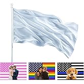 Custom Flag with Photo Logo Text Personalized Tapestry Poster for Decorate Clubs Concerts Bars Living Rooms Bedrooms, PureWhite