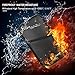 Fireproof Family Travel Itinerary Passport Holder Wallet Travel Accessories RFID Blocking Document Organizer Case with Strap for Women & Men