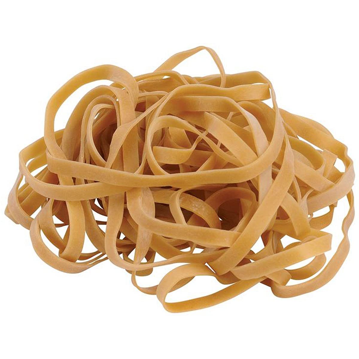 Q-Connect Size 70 Rubber Bands 454g Pack, brown|orange|gold|oak|beige