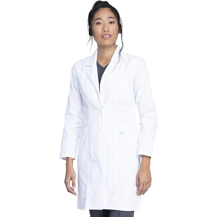 Amazon.com: Cherokee Infinity Lab Coat For Woman With 2