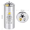 Condensatore Doppia Corsa 45+5 UF/MFD 370 VAC Tondo - Per Condensatore Doppia Corsa 45+5 UF/MFD 370 VAC Tondo - Per