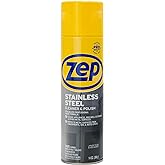 Zep Stainless Steel Cleaner and Polish 14 ounces - ZUSSTL14 - Protects Metal Surfaces from Fingerprints, Soil and Waterspots