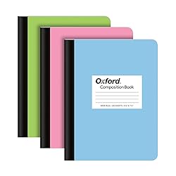 Oxford Composition Notebooks, 9-3/4 x 7-1/2 Inch