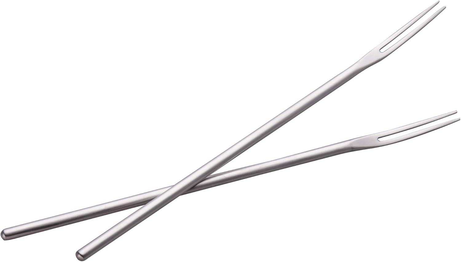 IMEEA 8.85inch Long Handle Pickle Forks Fruit Cocktail