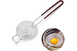 Egg Separator,Egg Separator Stainless Steel Egg Separator Stainless Steel Egg White Separator with Handles Egg Yolk Separator