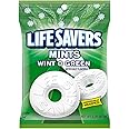 LIFE SAVERS Wint-O-Green Breath Mints Hard Candy Bulk Pack, 6.25 oz Bags (Pack of 12)