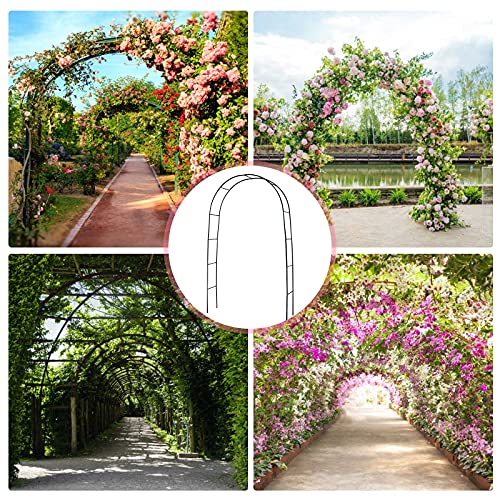 Rosenbogen, 240x133x38cm, Metall Pergola, Torbogen Rankgitter Gartenbogen Rankhilfe Rankgestell Rosengitter Rankhilfe… – Bild 6