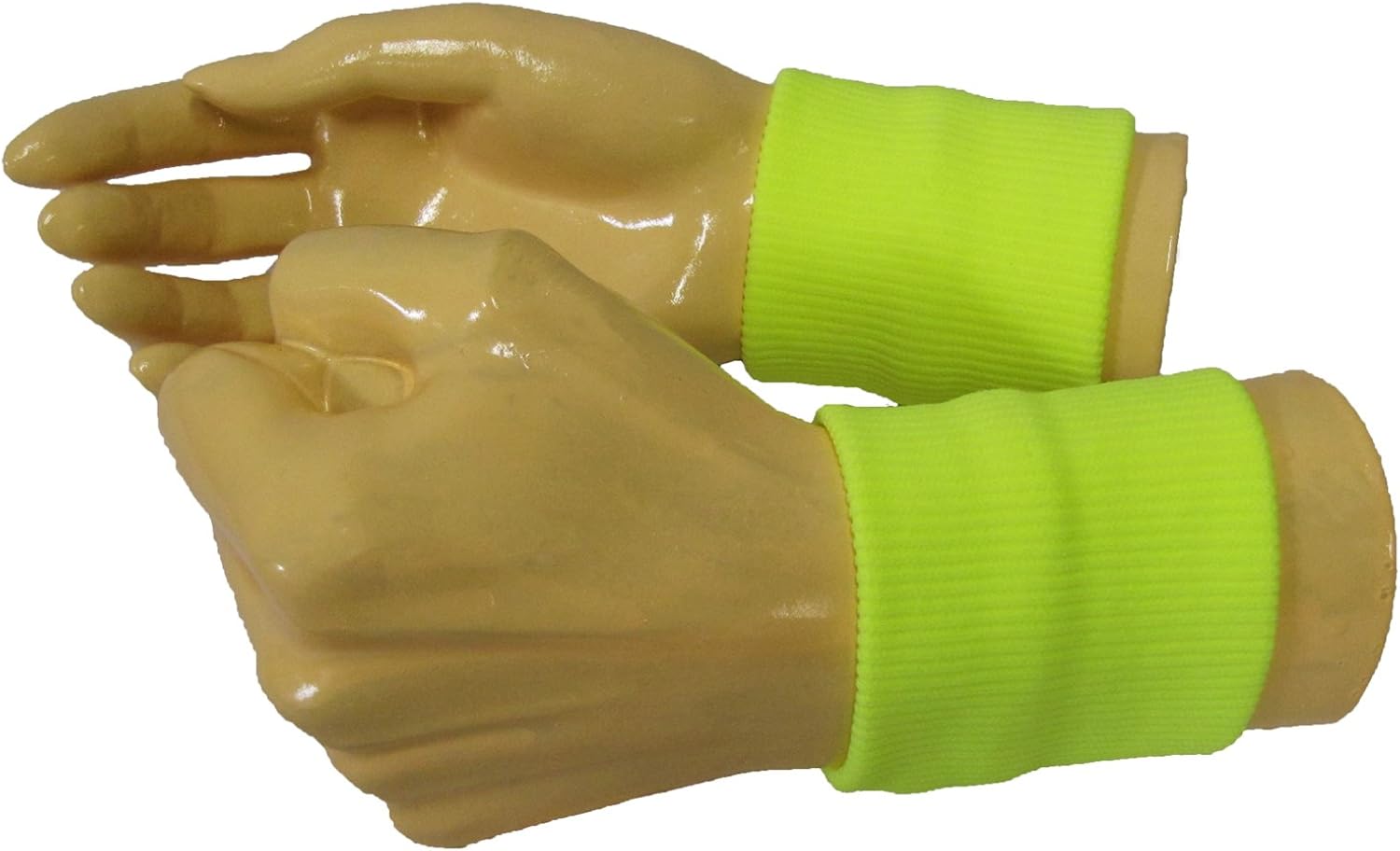 3" Nylon Neon Yellow Athletic/Sport Wristband(1 Pair) Clothing