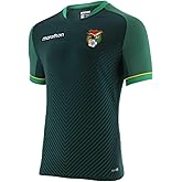 Official Bolivia Soccer Jersey Slim Fit, Green Marathon - Camiseta Original Selección Boliviana