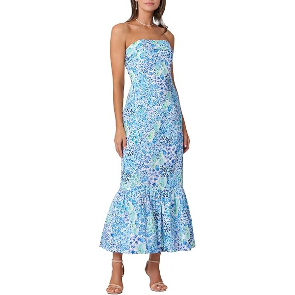 lilly pulitzer emmett maxi dress Lilly Pulitzer Women's Emmett Maxi Dress Printed, Ariel Blue, Small at Amazon Women's Clothing store