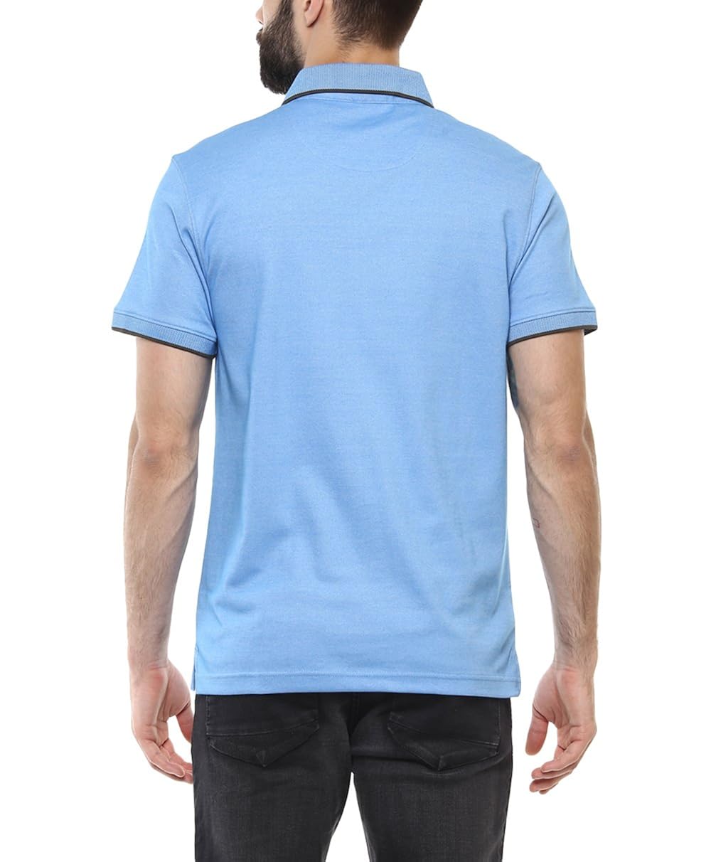 american crew men's cotton polo(blue)