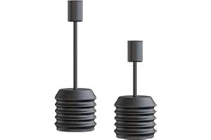 smtyle Halloween Antique Candle Holder Black Candlestick Holders for Taper Candles Set of 2 Candelabra with Iron-0.9" Diameter Candlestick Ideal for Table Centerpiece