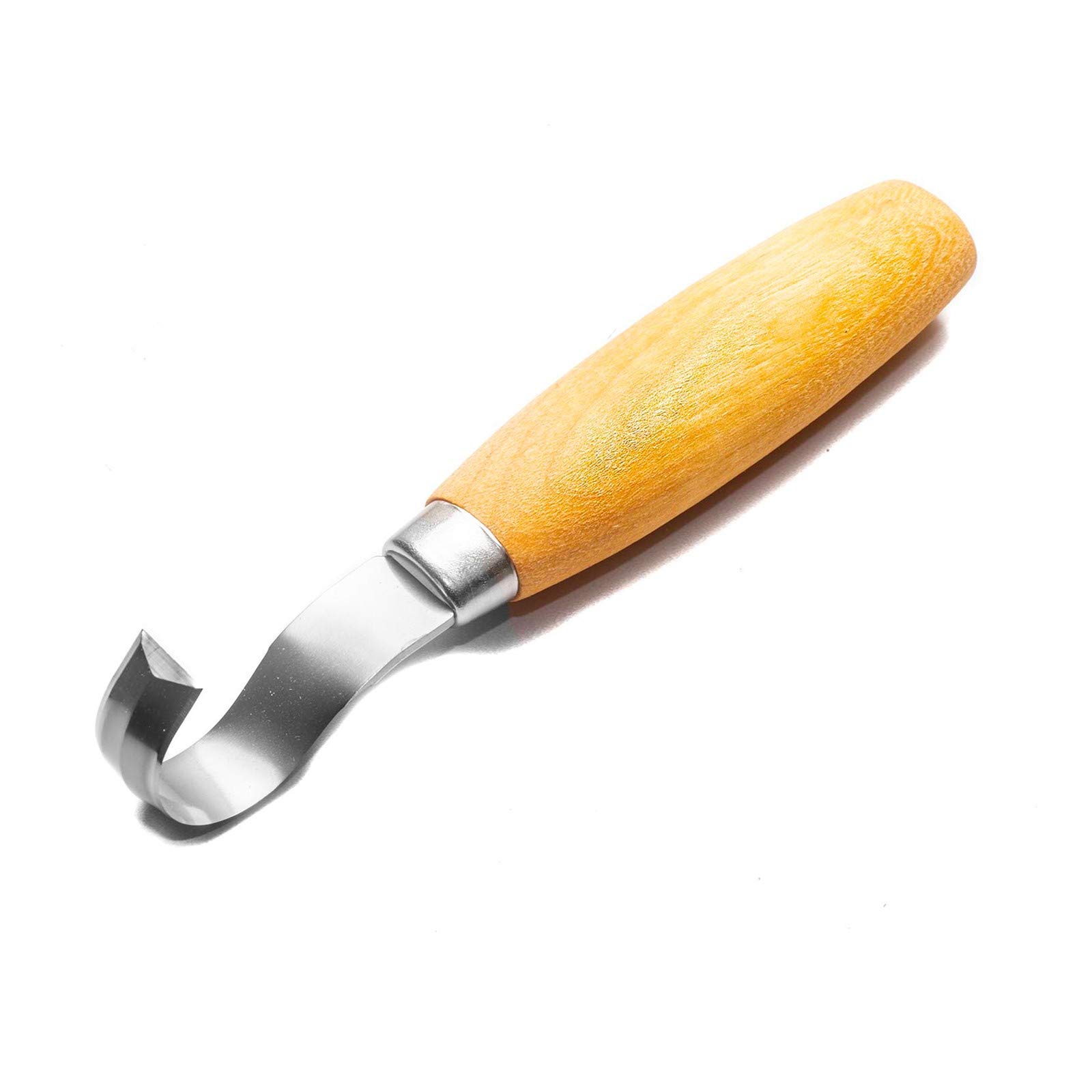Morakniv Carving Hook 162 Mixed Fixed Knife, Handle: Natural Birch, Blade: 52 mm