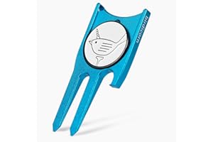 Birdicorn Golf Divot Repair Tool & Golf Ball Marker 6-in-1 Golf Divot Tool