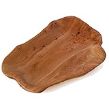 COSPRING Root Wood Dish, Party Platter and Tray for