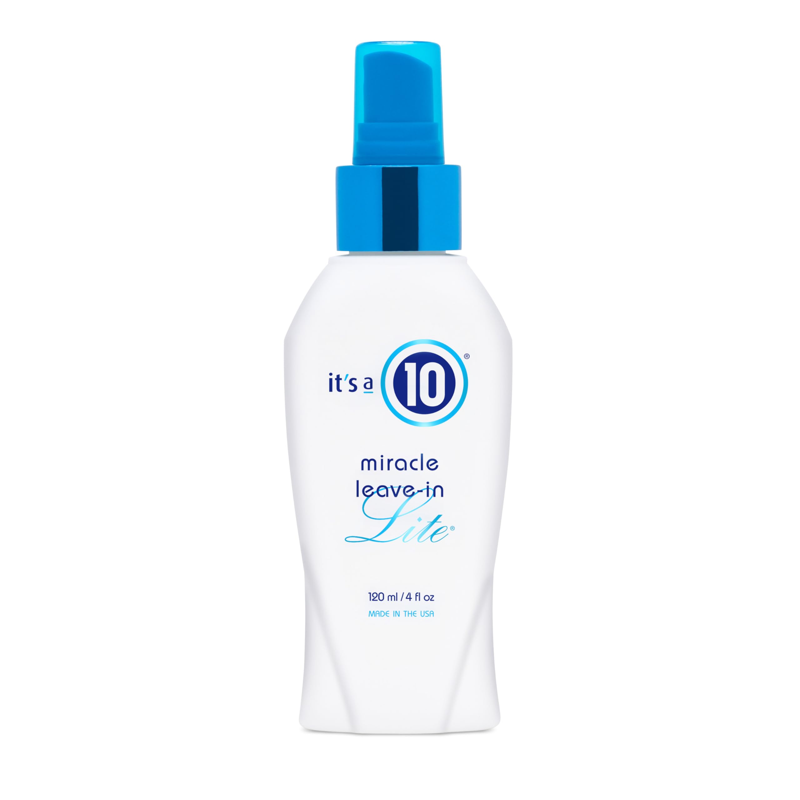 It’s a 10 Haircare - Miracle Leave-in Lite Conditioner, Ultra-Light Formula, Detangler Adds Shine, Natural Ingredients, 120ml