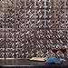 FASÄDE Traditional Style/Pattern 1 Decorative Vinyl Backsplash Panel in Brushed Nickel (One 18