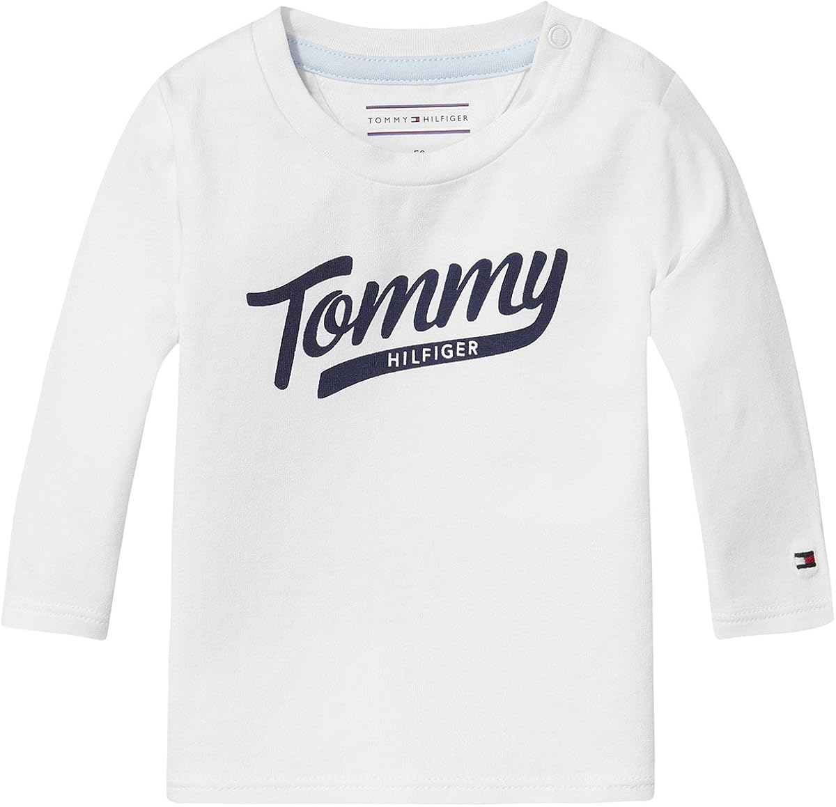 Tommy Hilfiger Unisex Baby Hilfiger Baby Boy Cn Tee L/S Crew Neck Long