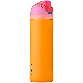 Owala FreeSip Insulated Stainless Steel Water Bottle with Straw for Sports, Travel, and School BPA-Free Sports Water Bottle, 24 oz, Tropical