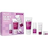 Murad Hydrate Trial Kit – Dewy Skin Set with AHA/BHA Cleanser 2.0oz, Hydration Serum 0.33oz, Hydro-Hyaluronic Cream 0.25oz, Superactive SPF 50 Moisturizer 0.8oz | Travel Skincare for Radiant Skin