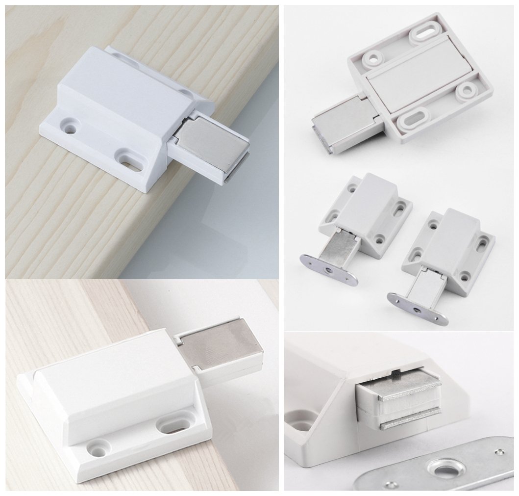 Blanco Magnético presión Touch cierres armario puertas Push armario