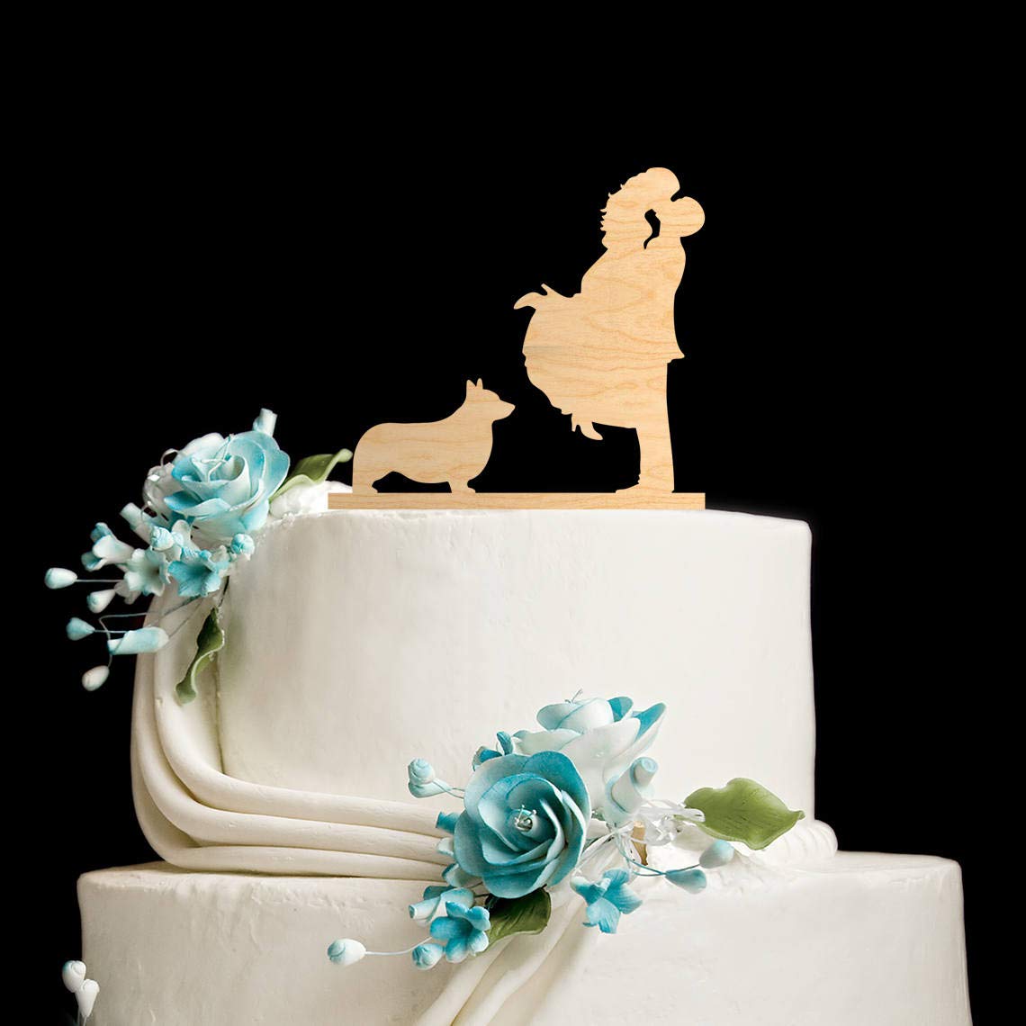 corgi cake topper
