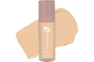 B BESTBRONZE Best Bronze Bombshell Body & Leg Makeup - Waterproof Leg Makeup & Body Foundation - Body Makeup for Scars, Varicose Veins Cover Up & Leg Concealer (N3.5 Fair Ivory)