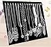 Life VC Black Velvet 17 Hook Necklace Jewelry Tray Display Organizer