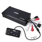 Velex Marine DSP Amp 4-CH Class D Amplifier Bluetooth Streaming 3 Meters Wired Remote Design to Fine Tuning Audio System