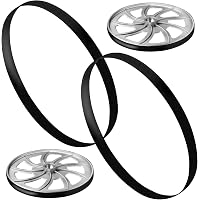 Urethane Band Saw Tires - 3 Pack, 5-3/4 X 7/8 X 0.095 Inch For Craftsman 10" Band Saw Models - Bright Orange, Made In USA
