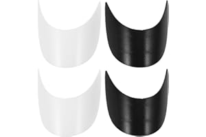 SUPVOX 4pcs Replaceable Baseball Cap: Visor Insert Wide Brim Sun-Proof Hat Brim Accessory Lightweight Flexible Replacement Su