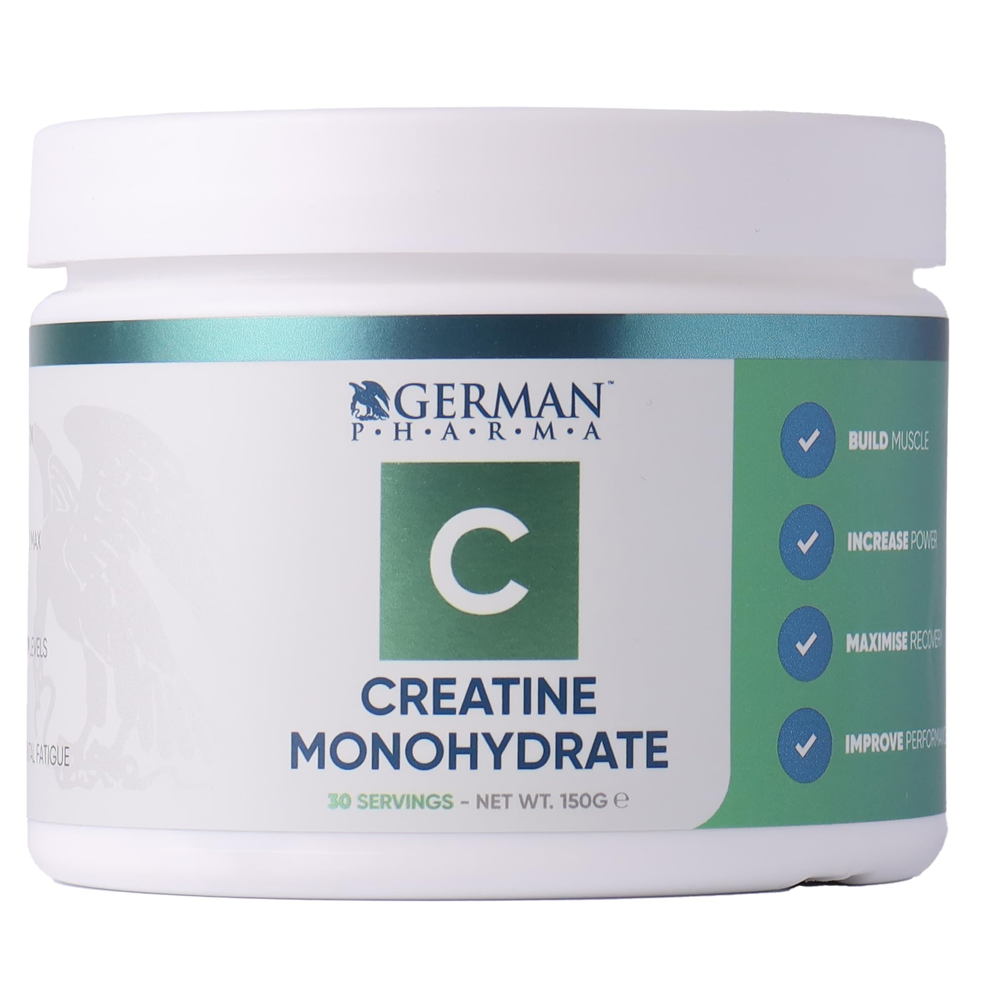 Creatine Monohydrate Powder 150g, 100% Pure Creatine Supplement, Made in the UK