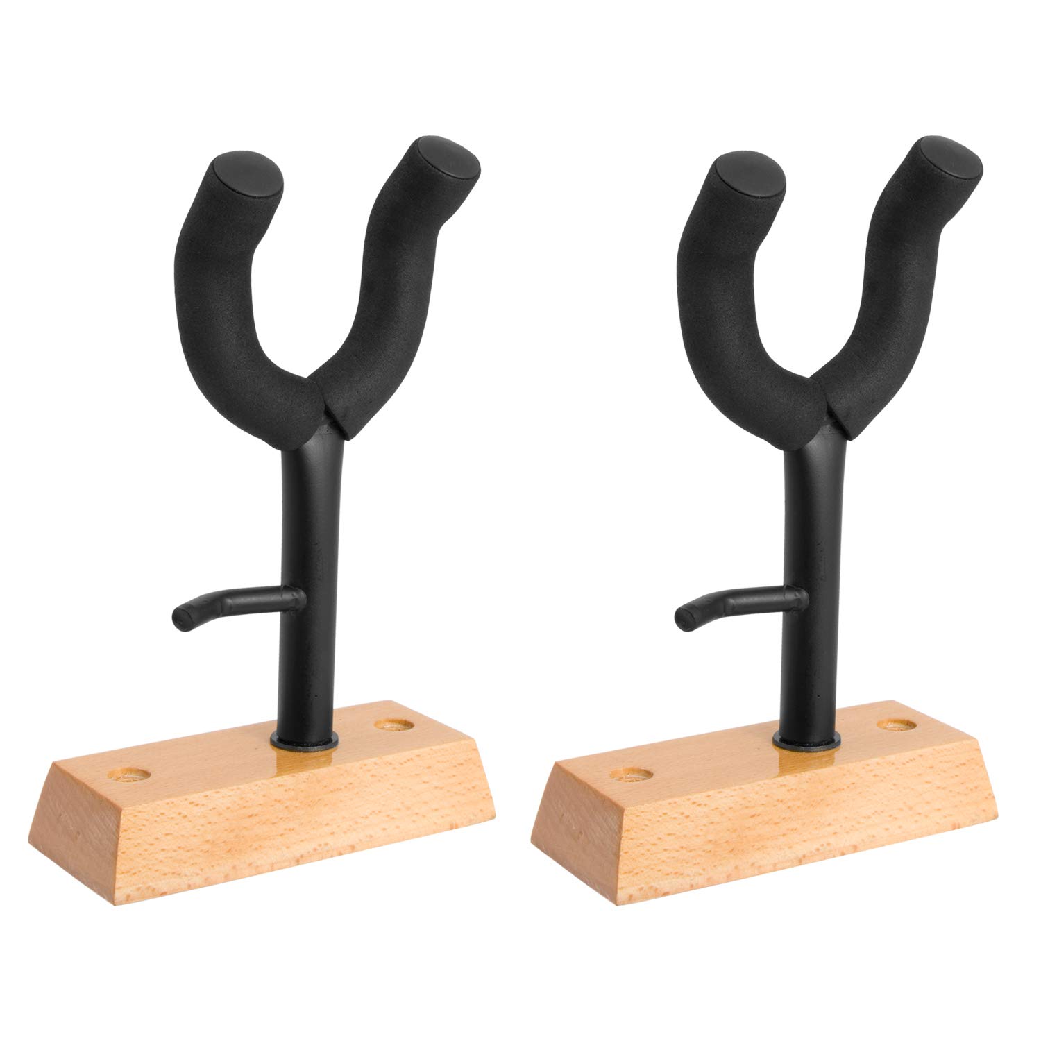 TIGER GST21-2-BK Violin Wall Mounts with Bow Holder - Pack of 2