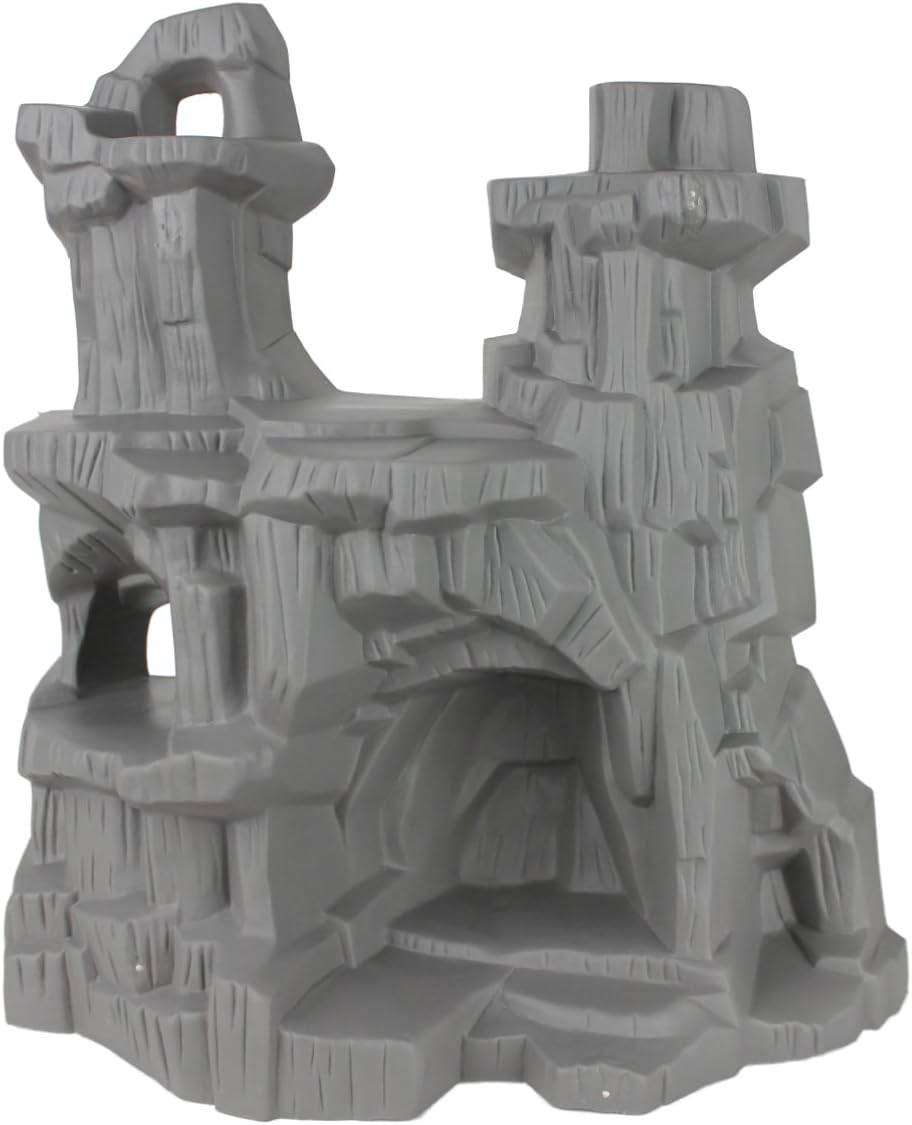 TimMee Battle Mountain: 15 inch high Cliffs and Caves for figure Display or Play - Made in the USA!