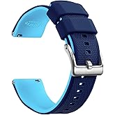 Artthurse Silicone Watch Bands Quick Release 18mm, 20mm, 22mm for Men and Women Replacement Rubber Watch Band Soft Breathable Waterproof Sport Watchbands Straps