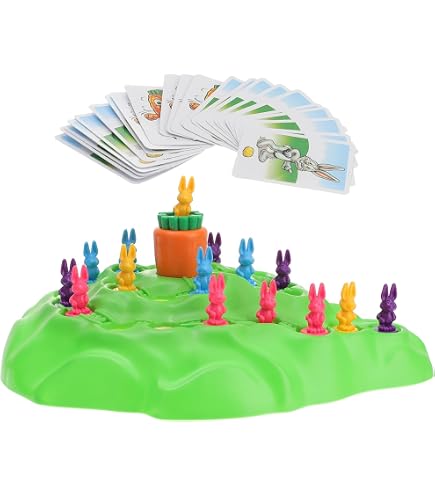 Ravensburger Croque Carotte – Jeu De Parcours Dès 4 Ans + Jeu De 7 Familles Exclusif – 2 à 4 Joueurs