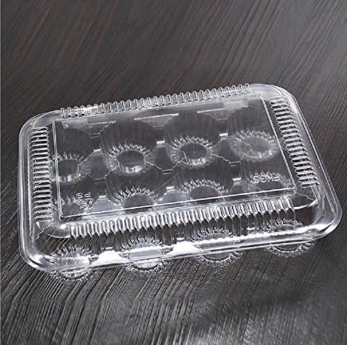 Cyfellbiu 12 grid cake fruit biscuit container box (50)